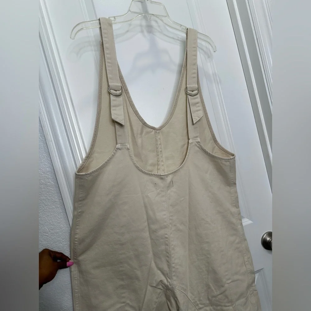 We The Free‎ - Free People High Roller Jumpsuit Overalls in cream